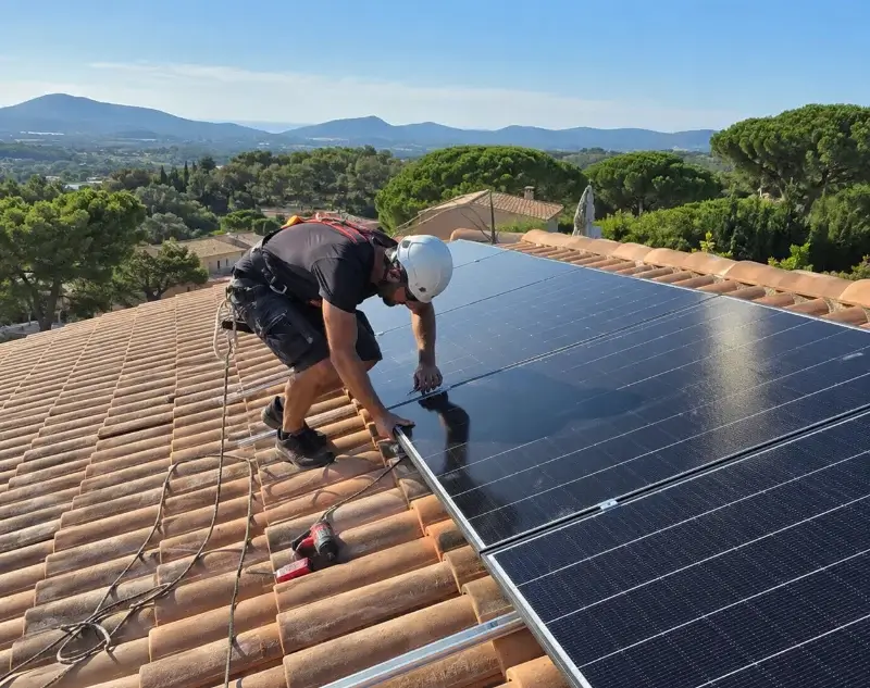 Installateur panneaux solaires Prades-sur-Vernazobre — pose photovoltaïque sur toiture